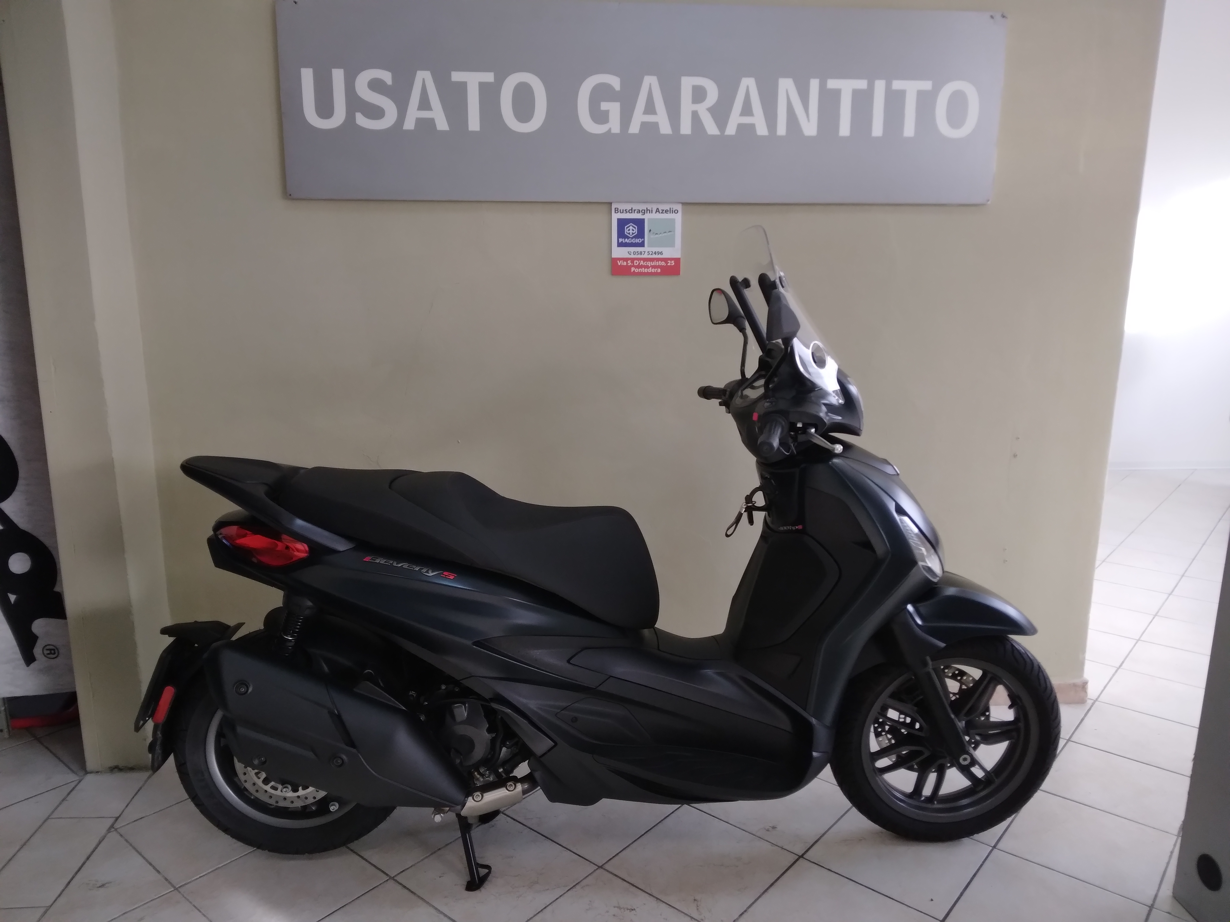 Piaggio Beverly 400S, nero tempesta, 2024, 20904km