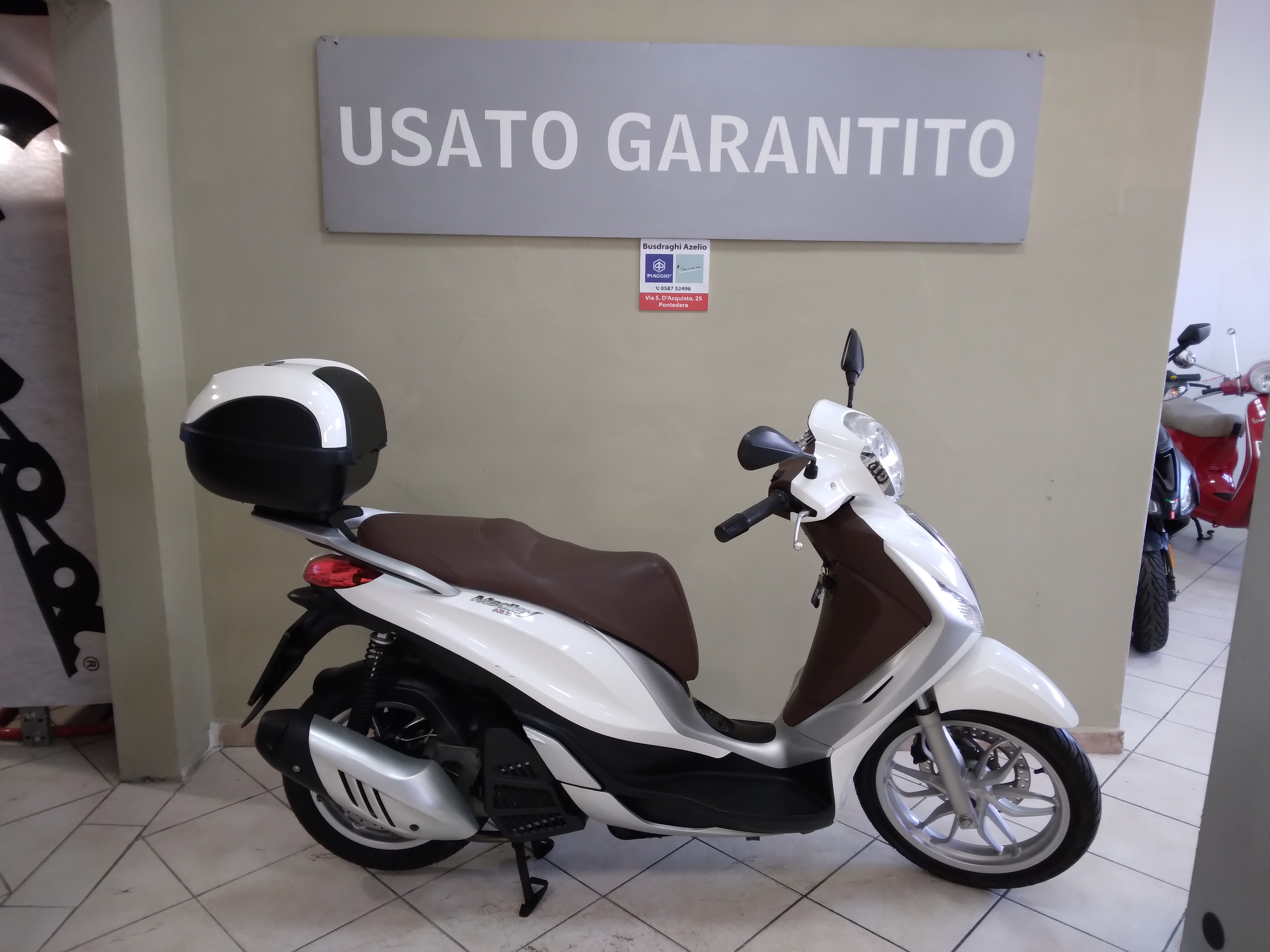 Piaggio Medley 125, 2018, bianco, 29863km