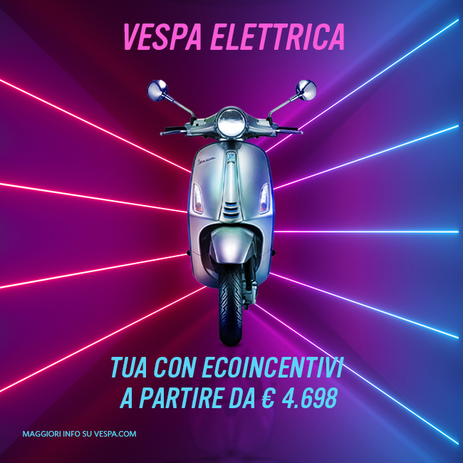 Maggio Vespa Elettrica Ecoincentivi