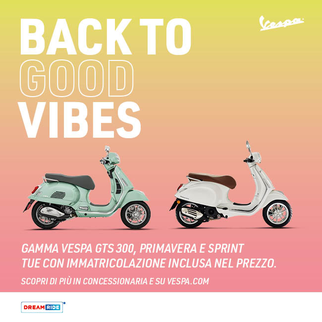 Settembre Promo Vespa GTS 300, Primavera e Sprint