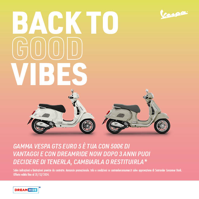 Promo Dicembre Vespa GTS E5