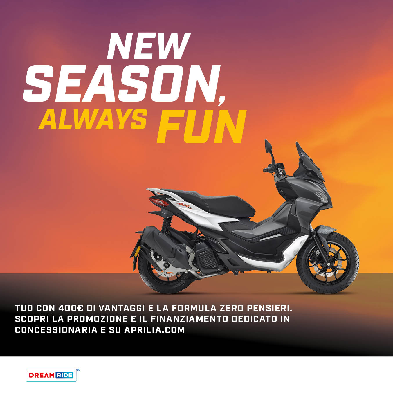 Promo Ottobre Aprilia SR GT