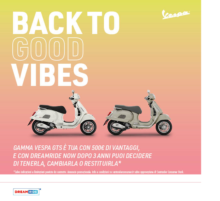 Promo Gennaio Vespa GTS E5