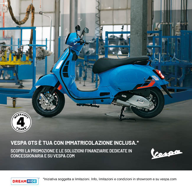 Promo Luglio Vespa GTS