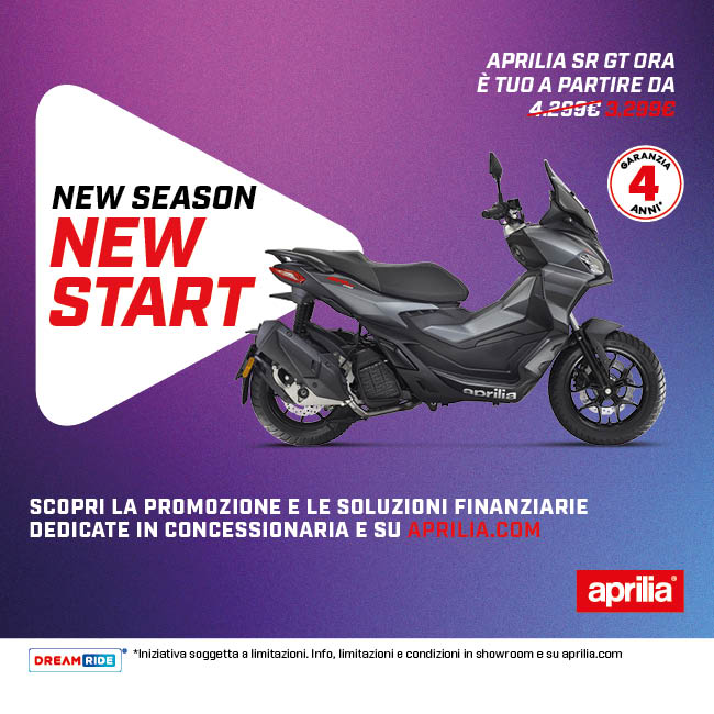 Promo Settembre Aprilia SR GT