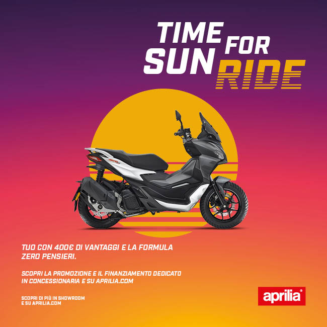 Promo Agosto Aprilia SR GT